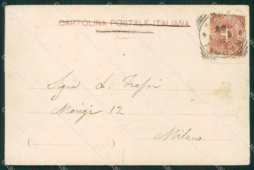 Napoli Città cartolina KV3402 – retro