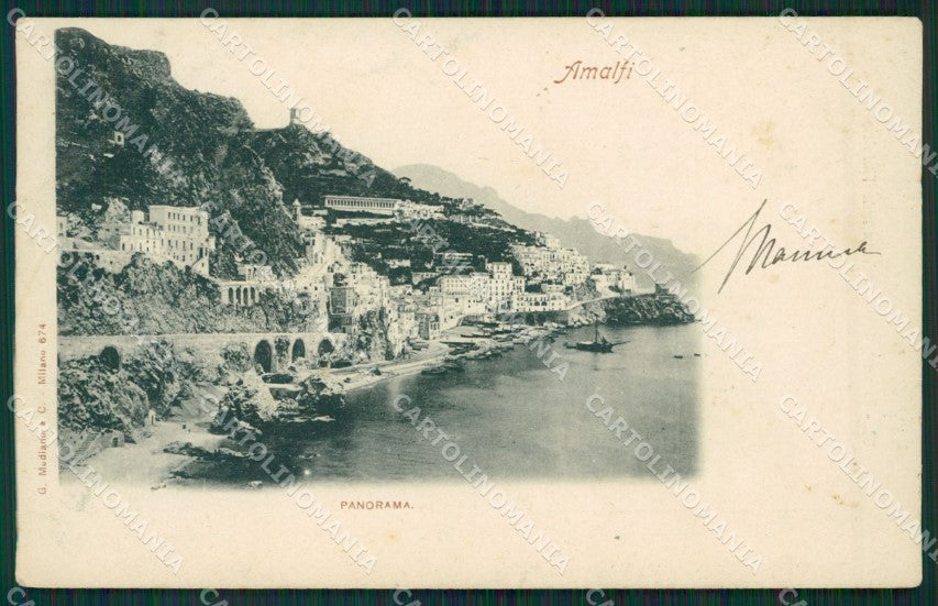 Salerno Amalfi cartolina KV3405 – fronte