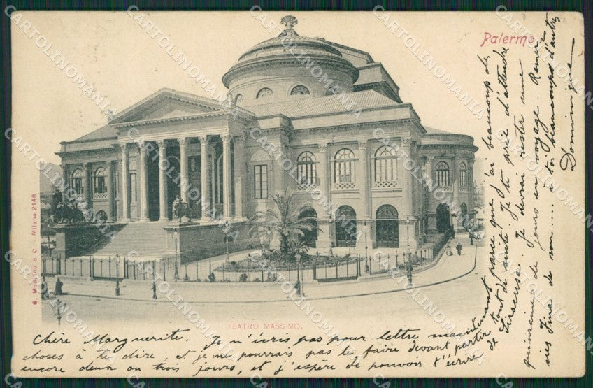 Palermo Città cartolina KV3407 – fronte