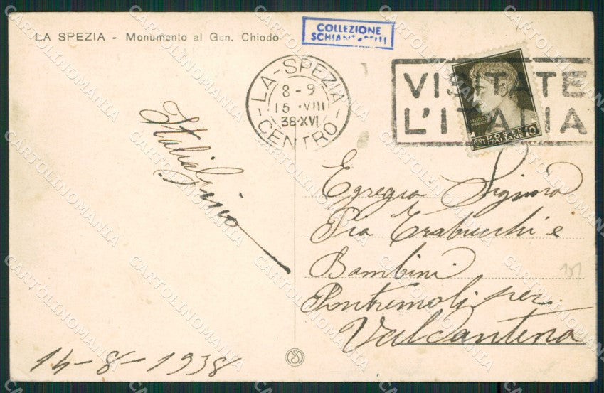 La Spezia Città cartolina KV3420 – retro