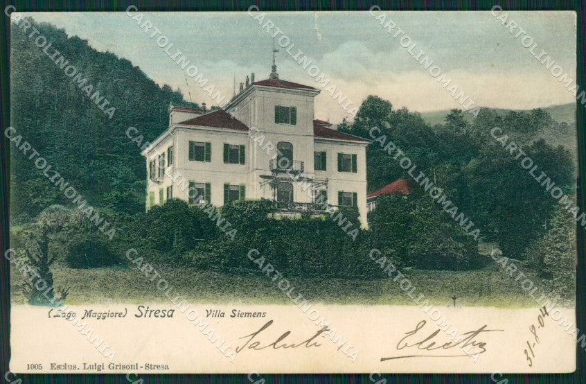 Verbania Stresa STRAPPINO cartolina KV3428 – fronte