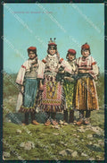 Croazia Zara Costumi cartolina KV3432 – fronte