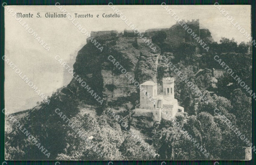 Trapani Monte San Giuliano SCOLLATA cartolina KV3439 – fronte