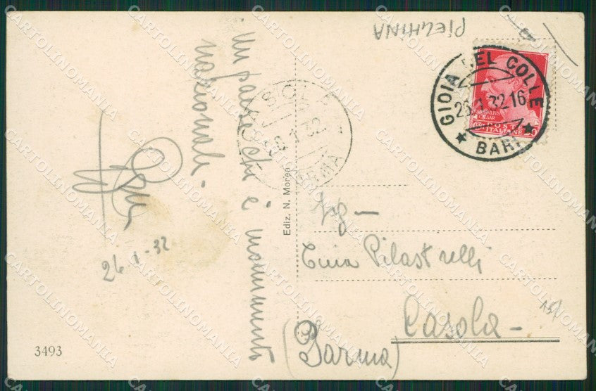 Bari Alberobello Trulli PIEGHINA cartolina KV3447 – retro
