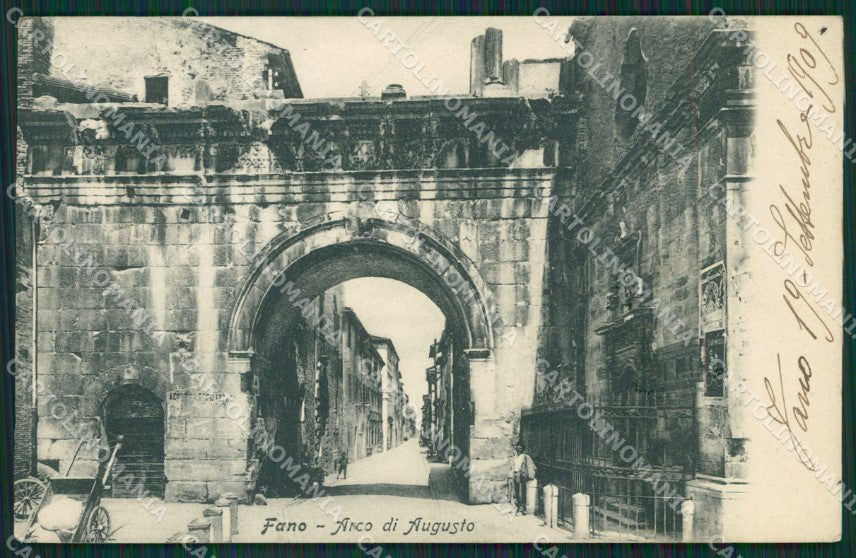 Pesaro Fano cartolina KV3459 – fronte