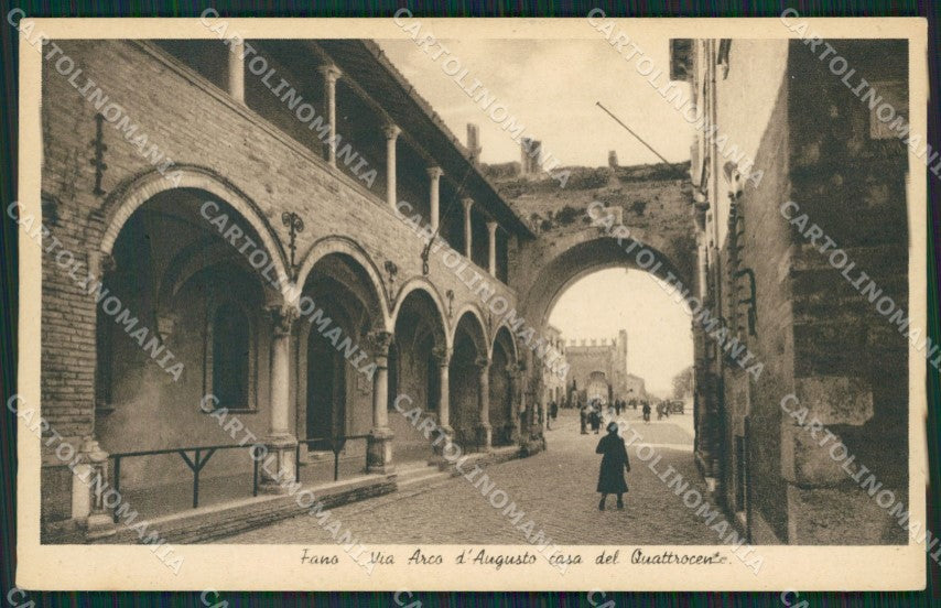 Pesaro Fano cartolina KV3462 – fronte