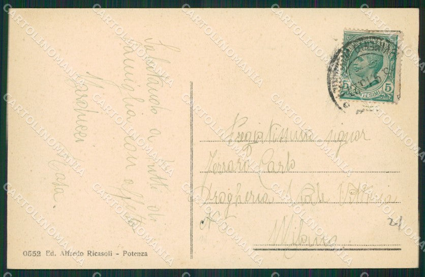 Potenza Città cartolina KV3474 – retro