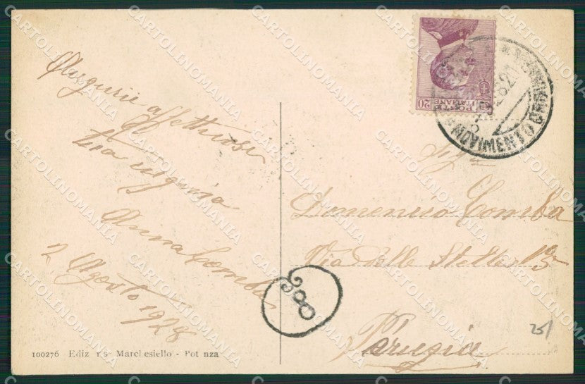 Potenza Città cartolina KV3476 – retro