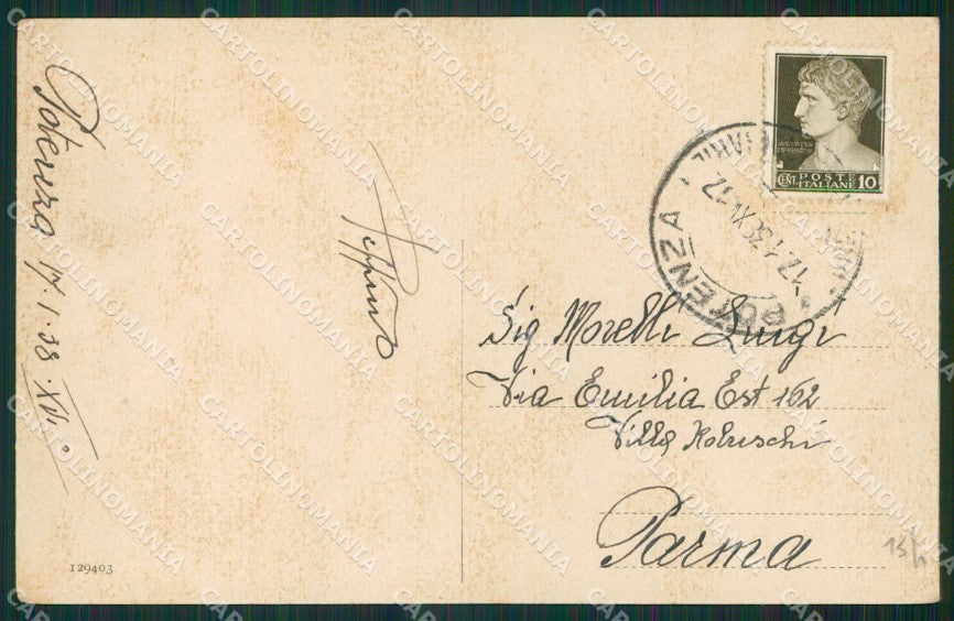 Potenza Città Caserma cartolina KV3481 – retro