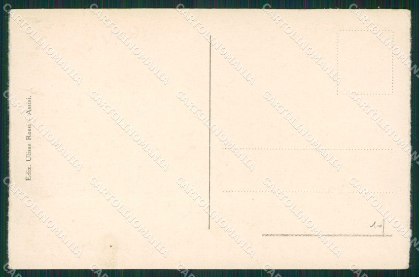 Perugia Assisi cartolina KV3487 – retro