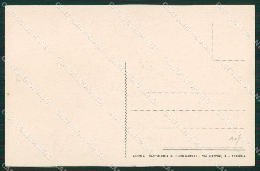 Perugia Città cartolina KV3506 – retro