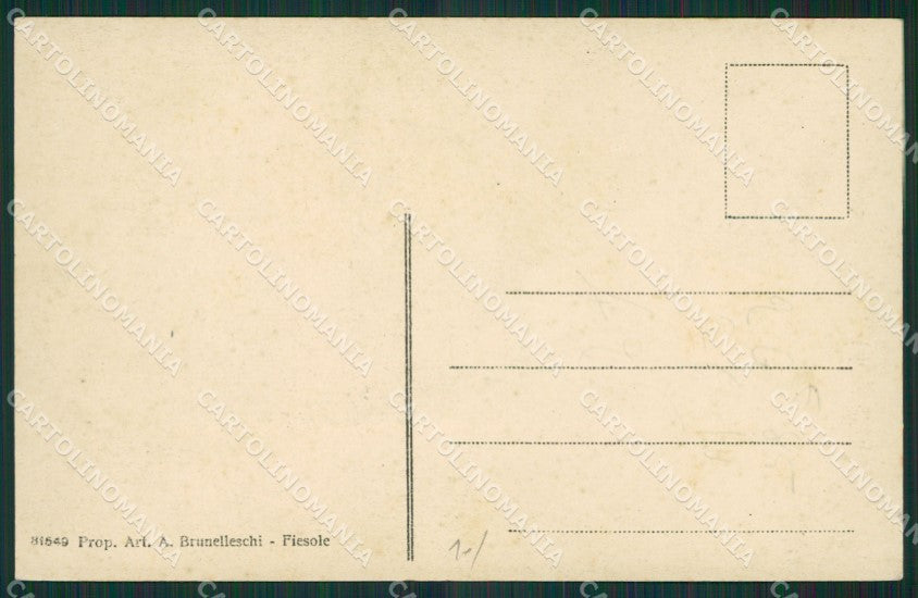 Firenze Fiesole cartolina KV3509 – retro