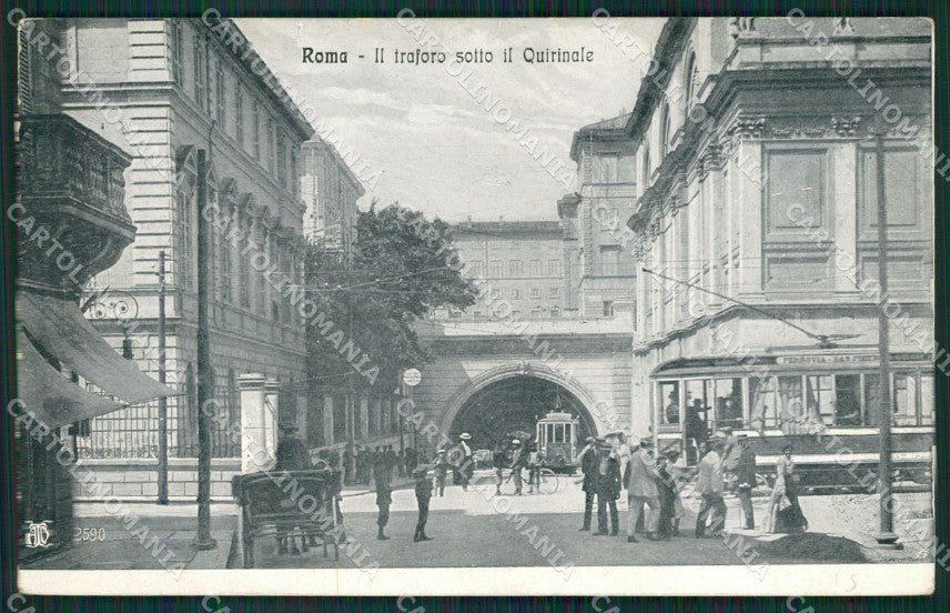 Roma Città Tram Alterocca 2590 cartolina KV3515 – fronte