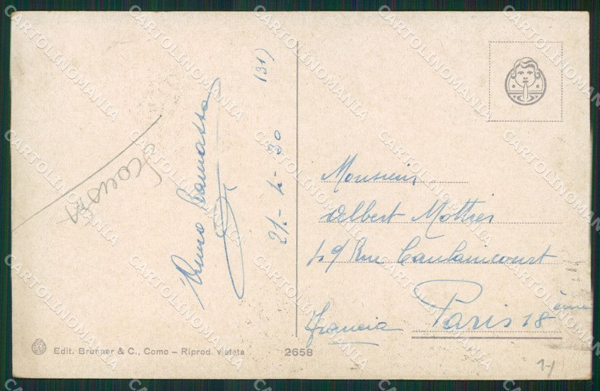 Brescia Gardone San Michele SCOLLATA cartolina KV3520 – retro