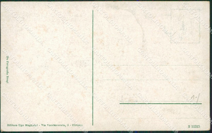 Firenze Città Scoppio del Carro cartolina KV3525 – retro