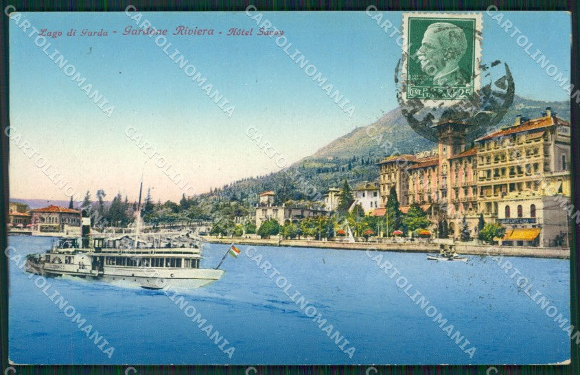 Brescia Gardone Riviera Battello SCOLLATA cartolina KV3529 – fronte