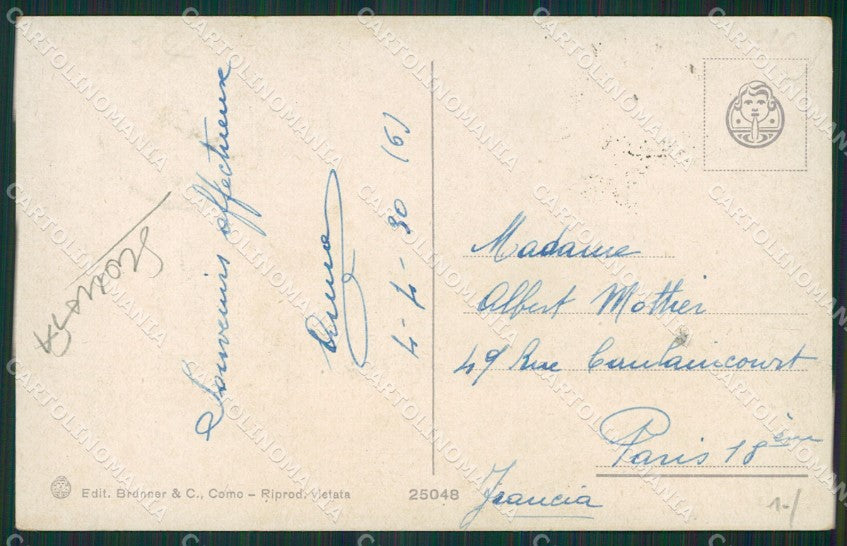 Brescia Gardone Riviera Battello SCOLLATA cartolina KV3529 – retro