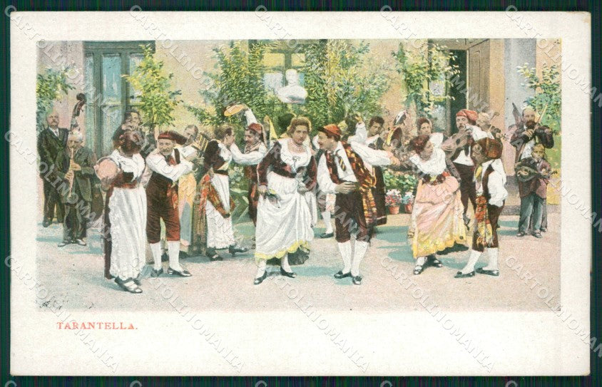 Napoli Costumi cartolina KV3530 – fronte