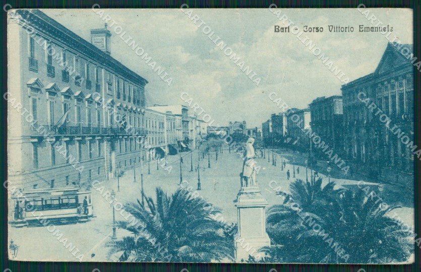 Bari Città PIEGA cartolina KV3535 – fronte