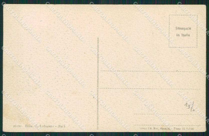 Bari Città cartolina KV3536 – retro