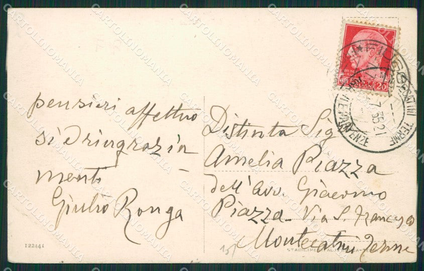 Frosinone Fiuggi cartolina KV3540 – retro