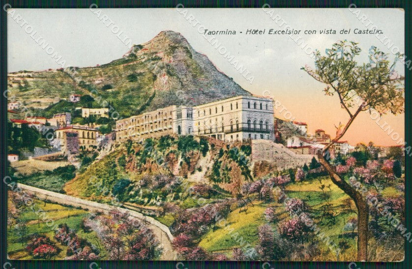 Messina Taormina cartolina KV3544 – fronte
