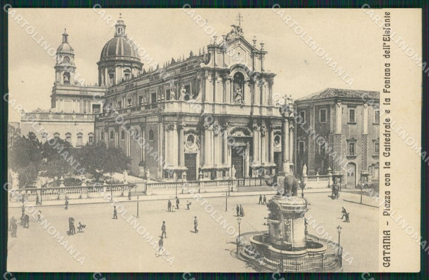 Catania Città Fontana cartolina KV3545 – fronte