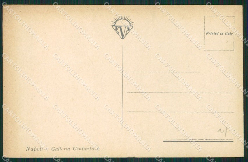 Napoli Città cartolina KV3549 – retro