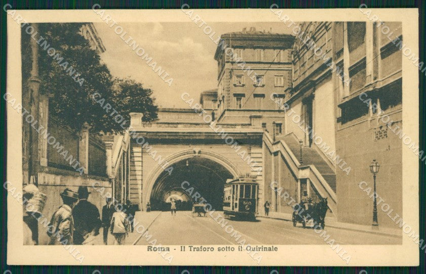 Roma Città Tram cartolina KV3554 – fronte