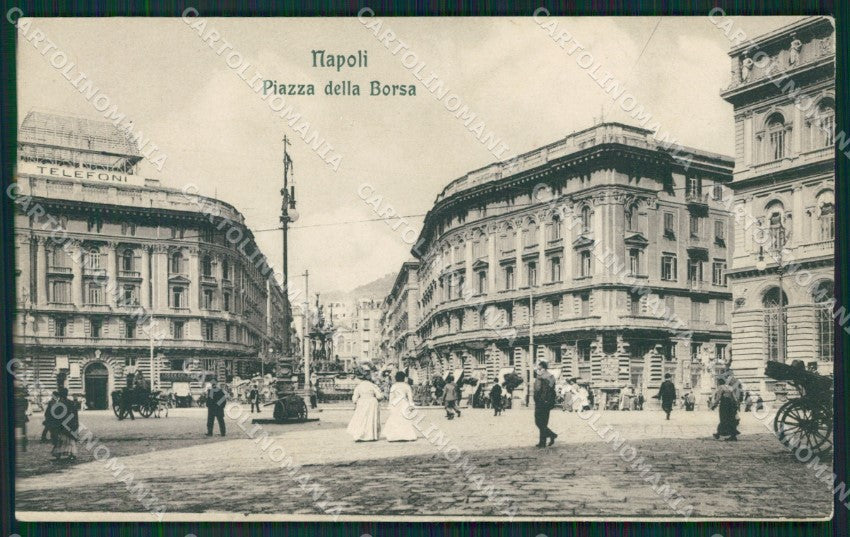 Napoli Città Borsa cartolina KV3556 – fronte