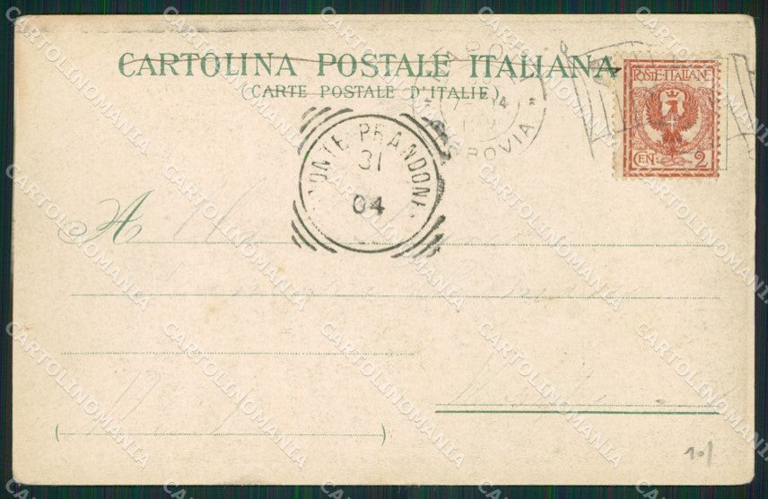 Napoli Città Carrozze cartolina KV3559 – retro