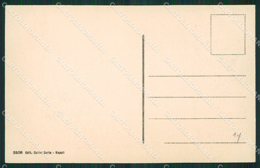 Napoli Pompei cartolina KV3564 – retro