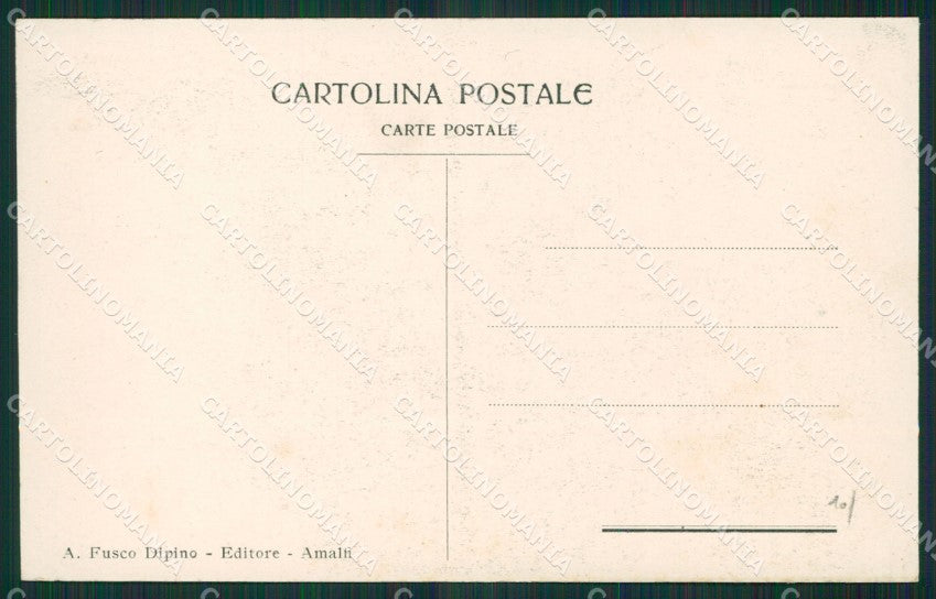 Salerno Amalfi cartolina KV3572 – retro