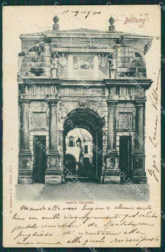 Belluno Città cartolina KV3594 – fronte