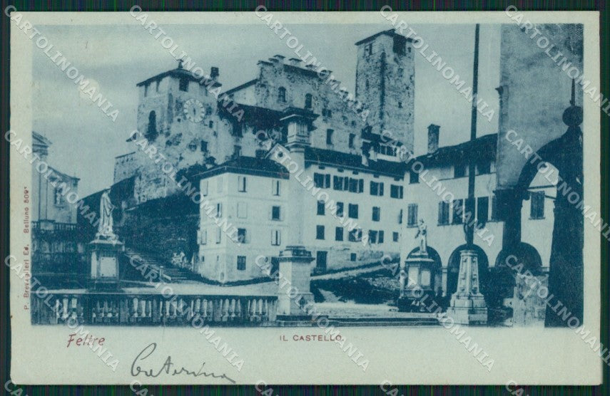 Belluno Feltre Chiaro di Luna cartolina KV3596 – fronte