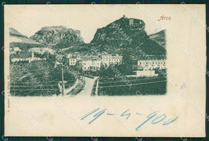 Trento Arco RIFILATA cartolina KV3609 – fronte