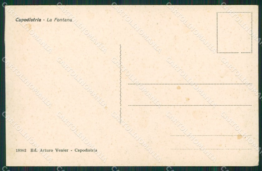 Slovenia Capodistria cartolina KV3621 – retro