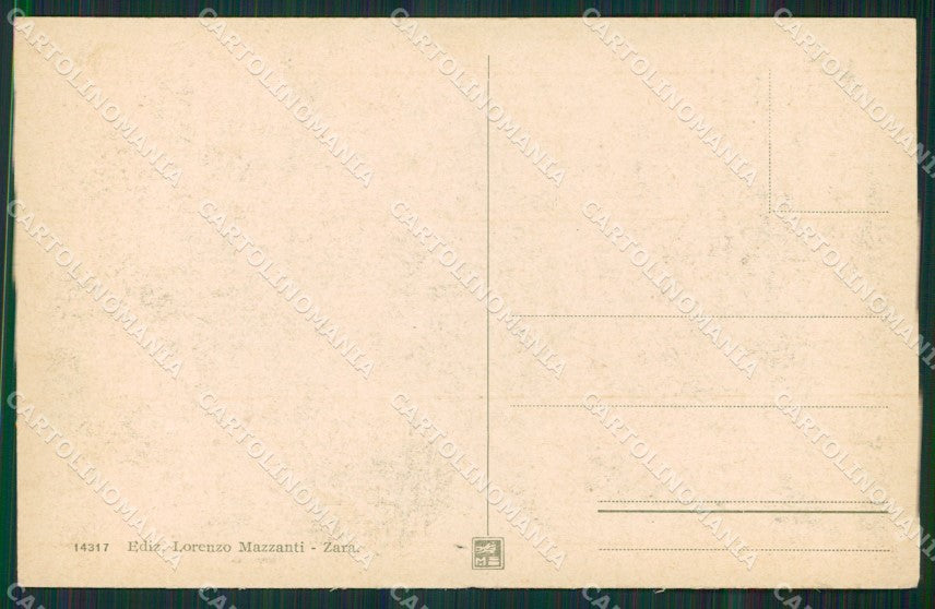 Croazia Zara d'Italia cartolina KV3628 – retro