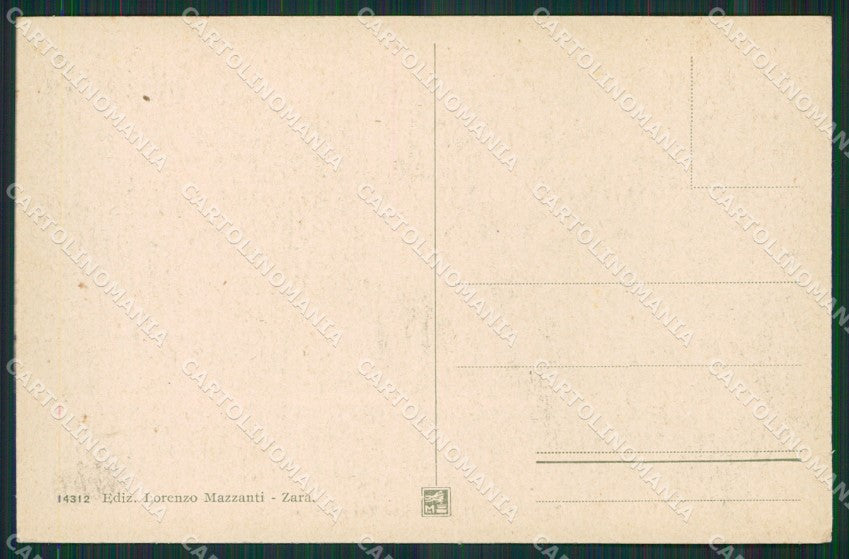 Croazia Zara d'Italia cartolina KV3633 – retro