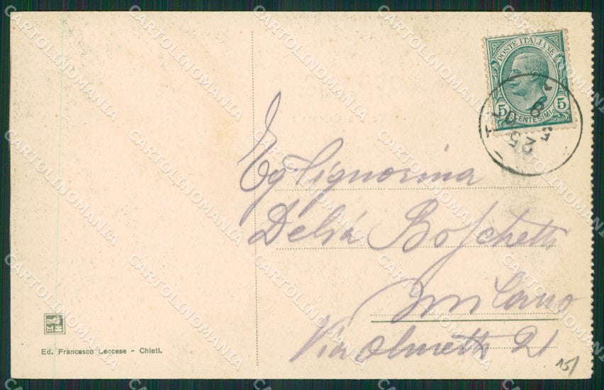 Chieti Città cartolina KV3663 – retro