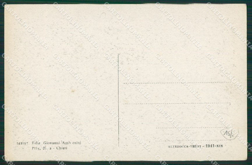 Chieti Città Auto cartolina KV3667 – retro