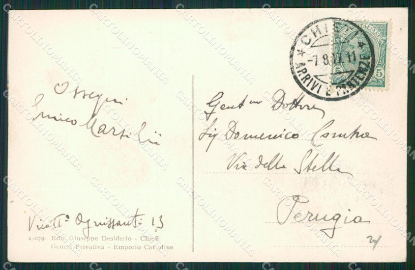 Chieti Città cartolina KV3672 – retro