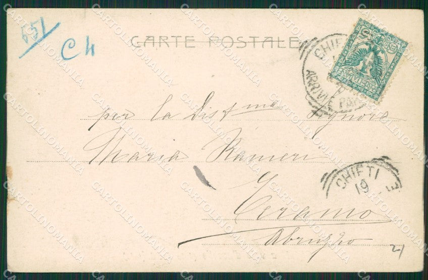 Chieti Città Alterocca 5317 cartolina KV3675 – retro