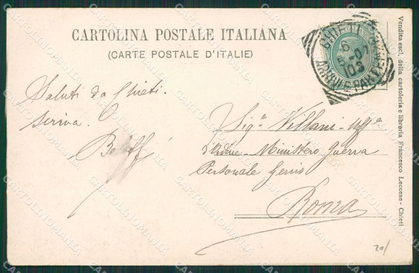 Chieti Città cartolina KV3681 – retro
