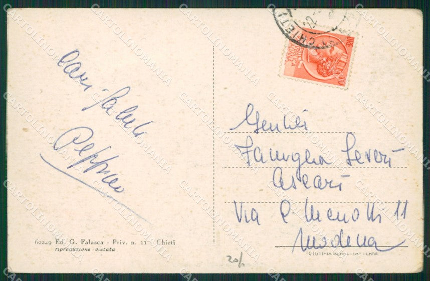 Chieti Città cartolina KV3683 – retro