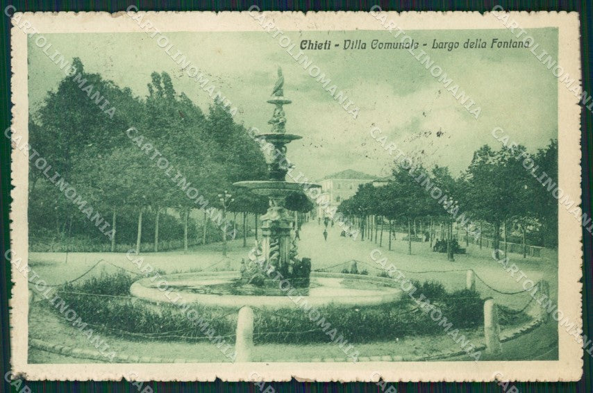 Chieti Città Fontana cartolina KV3695 – fronte