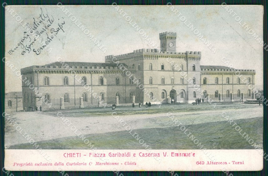 Chieti Città Caserma Alterocca 649 cartolina KV3696 – fronte