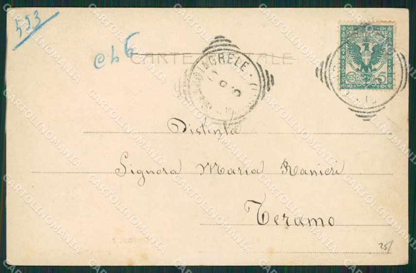 Chieti Città Caserma Alterocca 649 cartolina KV3696 – retro