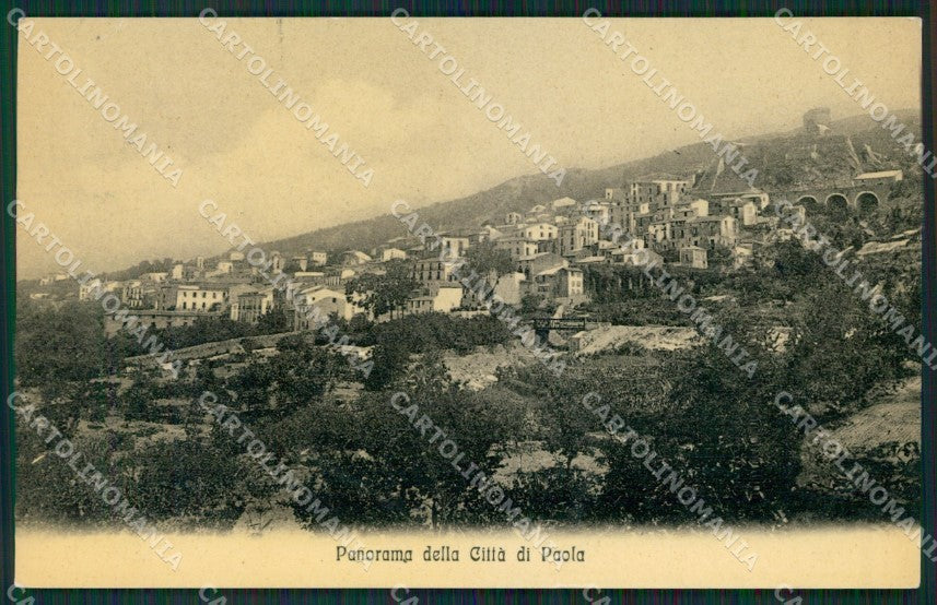 Cosenza Paola cartolina KV3700 – fronte