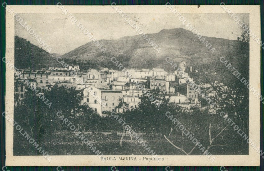 Cosenza Paola Marina di PIEGHINA cartolina KV3701 – fronte